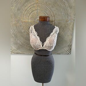 🌸 ThirdLove Lace Contour Plunge Bras – Bundle of 2 (36D) 🌸